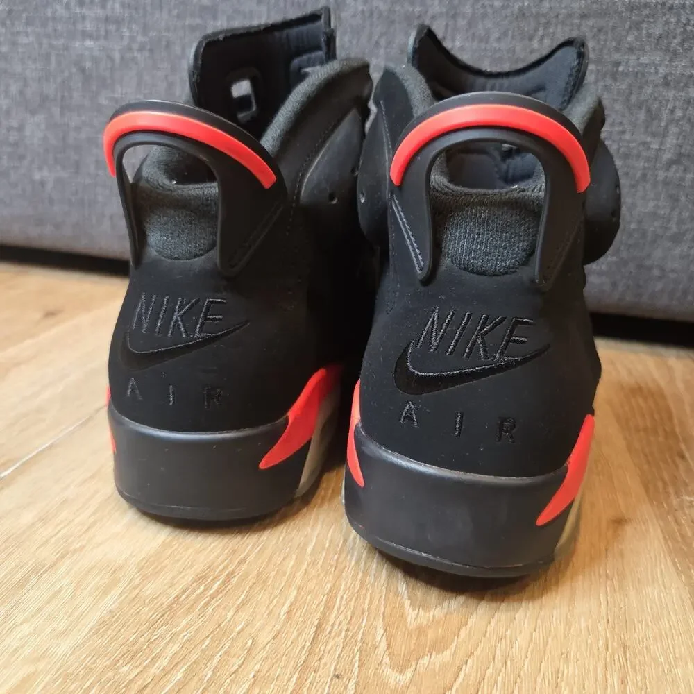 Nike Air Jordan 6 Retro Black Infrared 2019 Size 10 384664-060 No Box Ships Fast